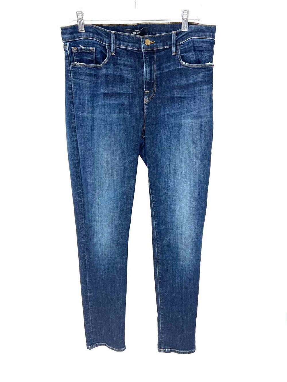 J Brand Size 32=12 Dk Denim Distressed Premium Denim Jeans